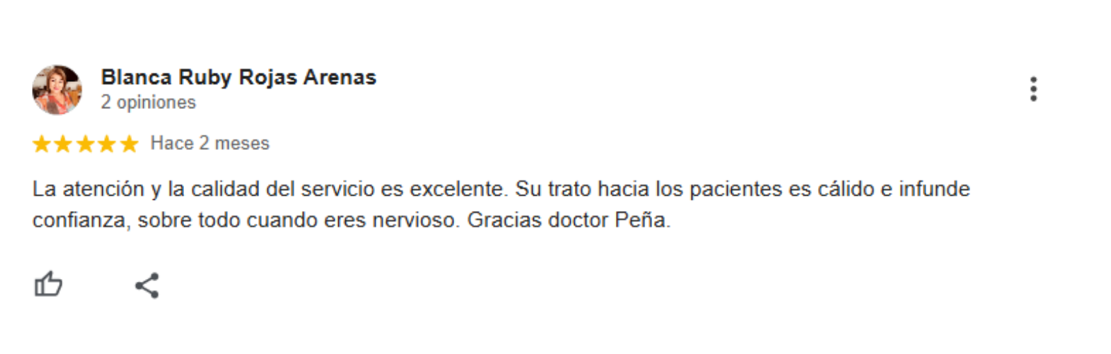 Testimonio blanca ruby