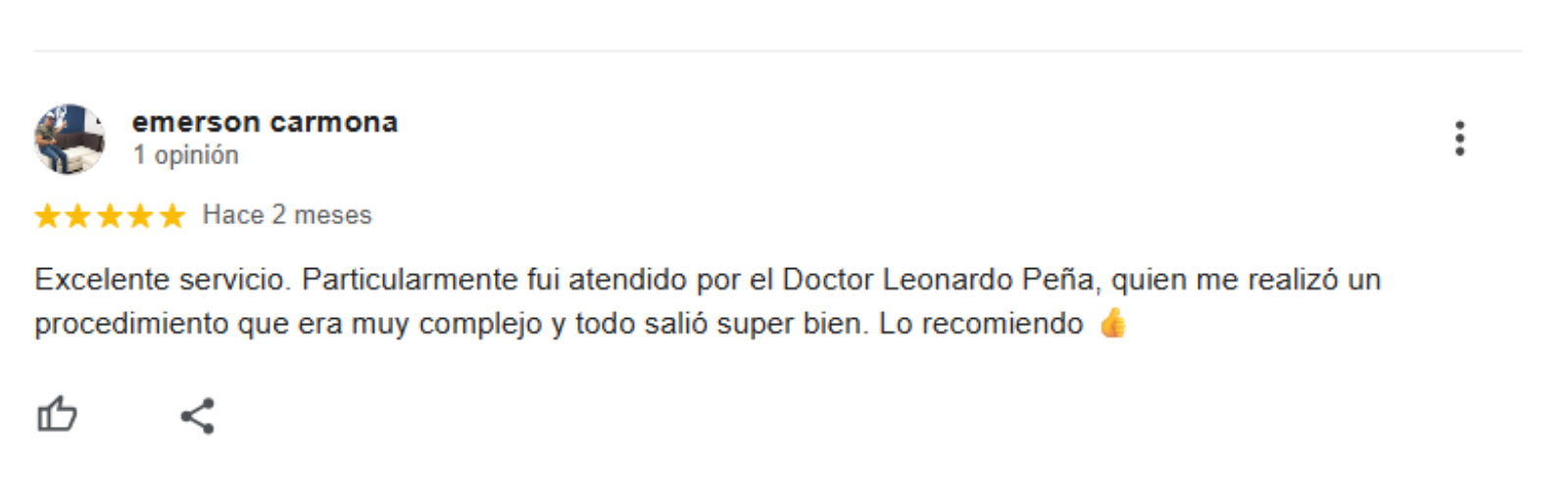 Testimonio emerson carmona